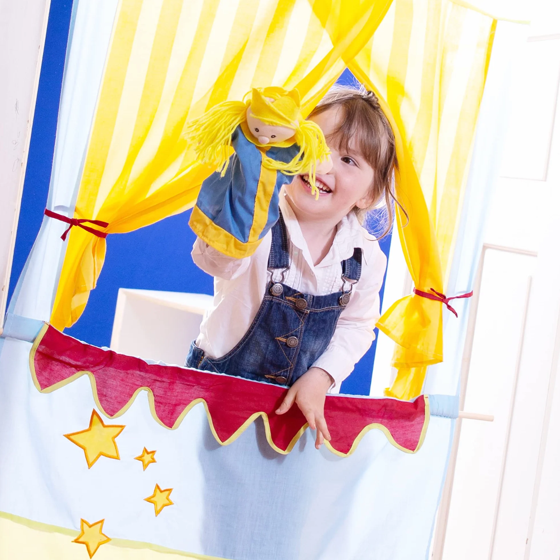 roba Set di 6 Personaggi Marionette da Mano in Tessuto di Peluche e Feltro - Burattini per Teatrini per Bambini - Ideale come Regalo di Compleanno e Natale - Multicolore