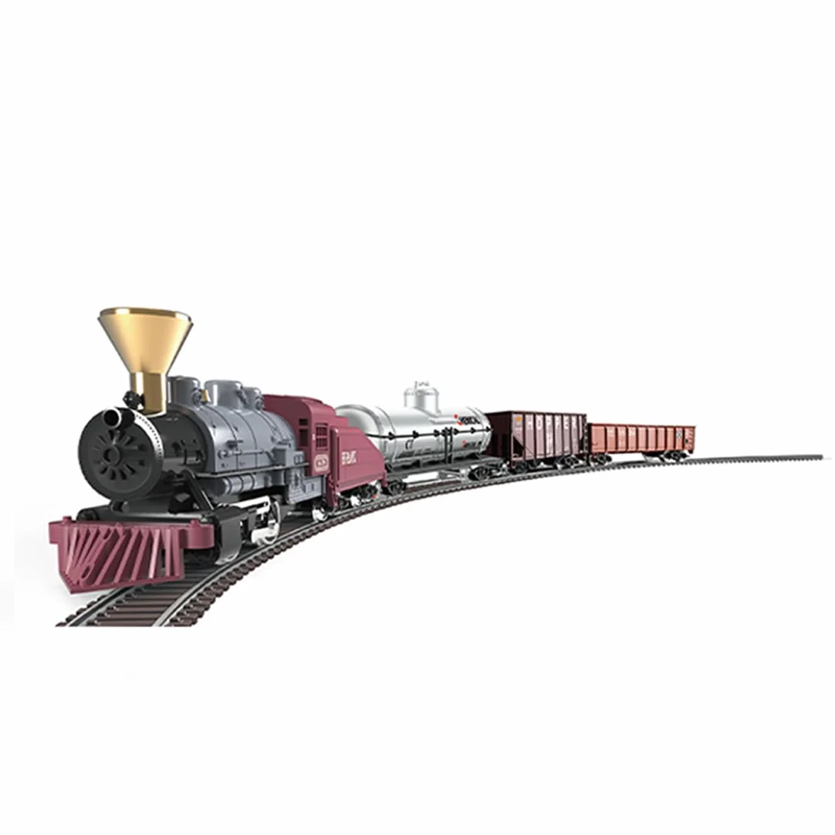 Set di treno telecomandato 1/87 HO scala 0-4-0 locomotiva a vapore, motore a vapore con controllo elettrico, regalo per adulti