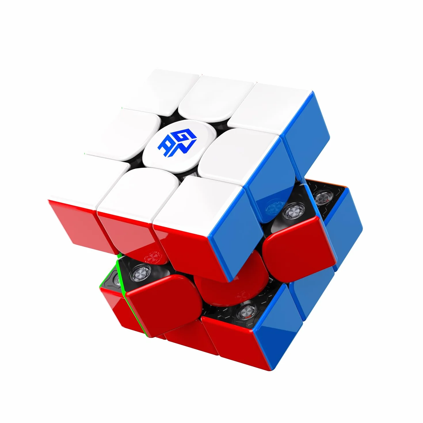 GAN V100 Maglev Cubo di Velocità Professionale 3x3 Speed Cube, Cubo Magnetico con 72 Magneti e Design Leggero da 64g, GAN Cube 355 Maglev è Perfetto per Giocatori con Mani Piccole e per Principianti.