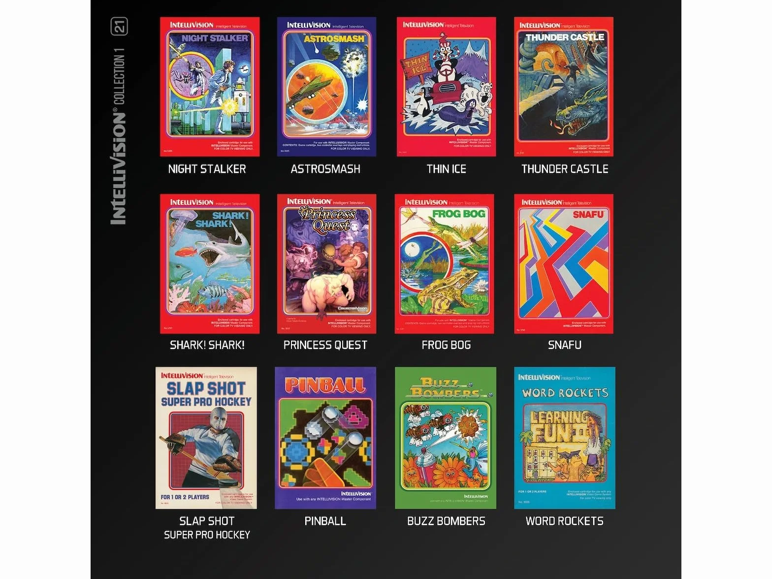 Evercade Intellivision Cartridge 1 (Electronic Games)