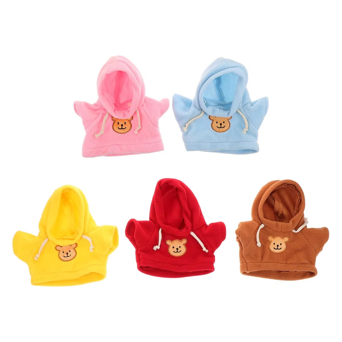 5 pezzi Orsacchiotto Abbigliamento Orso Peluche Vestiti Animali Vestiti Peluche Orso di Peluche Accessori Abbigliamento Abbigliamento per Animali di Peluche Vestiti di Orso Farcito