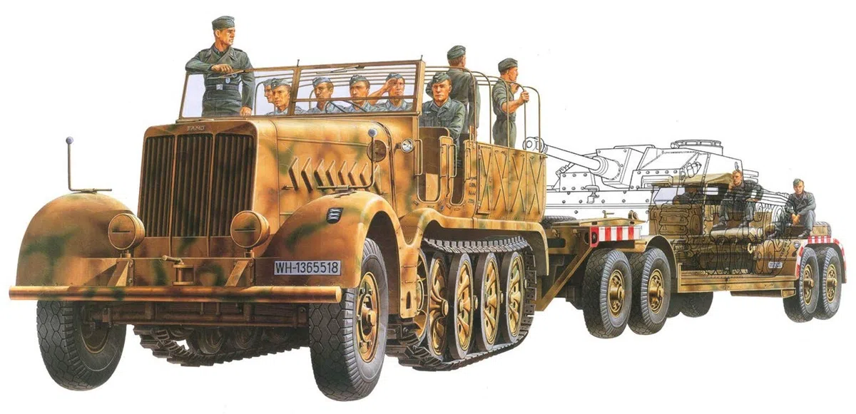 Tamiya 300035246 - Modellino veicolo speciale a motore 9 della seconda guerra mondiale realizzato in scala 1:35 (12)
